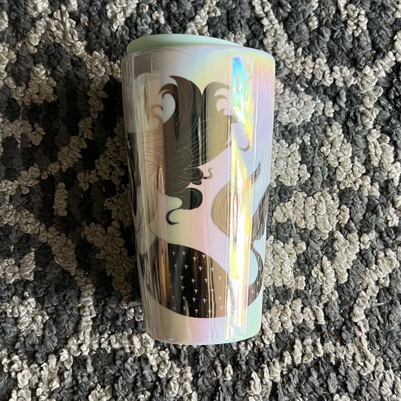 Starbucks Other - Starbucks LIMITED EDITION Iridescent Winter 2021 Siren Mermaid Ceramic Tumbler